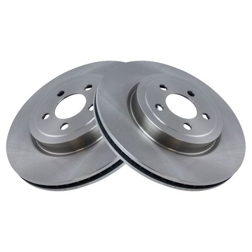 Dodge Chrysler Front Driver & Passenger Side 2 Piece Brake Rotor Set TRQ BRA76906