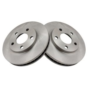 Front Driver & Passenger Side 2 Piece Brake Rotor Set TRQ BRA77190