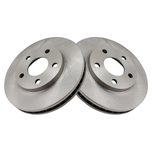 Front Driver & Passenger Side 2 Piece Brake Rotor Set TRQ BRA77190