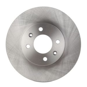 Hyundai Accent Kia Rio Rio5 Front Driver & Passenger Side 2 Piece Brake Rotor Set TRQ BRA77256