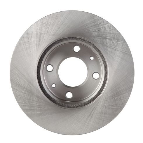 Hyundai Accent Kia Rio Rio5 Front Driver & Passenger Side 2 Piece Brake Rotor Set TRQ BRA77256