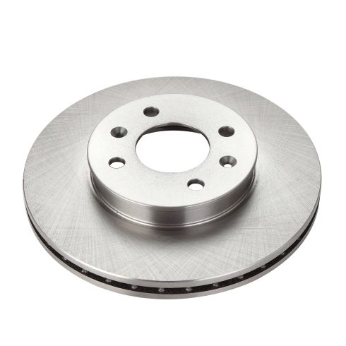 Hyundai Accent Kia Rio Rio5 Front Driver & Passenger Side 2 Piece Brake Rotor Set TRQ BRA77256