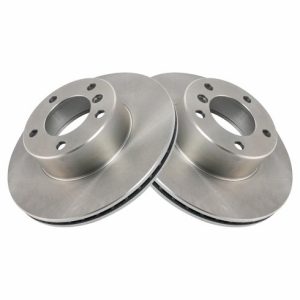 BMW 525i 528i Front Driver & Passenger Side 2 Piece Brake Rotor Set TRQ BRA77651