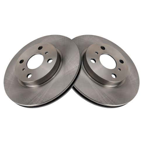 Toyota Echo MR2 Spyder Front Driver & Passenger Side 2 Piece Brake Rotor Set TRQ BRA77771