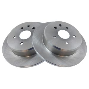 Lexus GS300 GS400 GS430 IS300 SC430 Rear Driver & Passenger Side 2 Piece Brake Rotor Set TRQ BRA77846