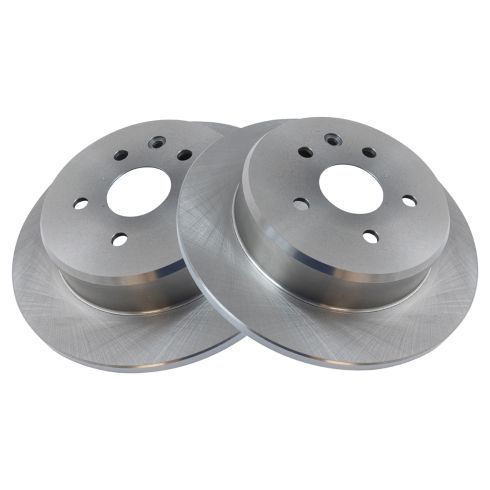 Lexus GS300 GS400 GS430 IS300 SC430 Rear Driver & Passenger Side 2 Piece Brake Rotor Set TRQ BRA77846