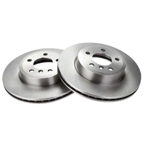 2004-10 BMW X3 Front Driver & Passenger Side 2 Piece Brake Rotor Set TRQ BRA77893