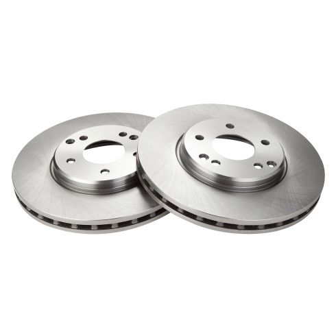 Mercedes Benz Chrysler Front Driver & Passenger Side 2 Piece Brake Rotor Set TRQ BRA77905