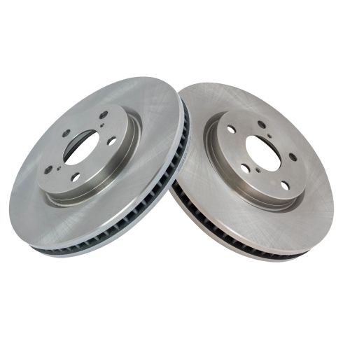 Lexus GS300 IS250 Front Driver & Passenger Side 2 Piece Brake Rotor Set TRQ BRA78005