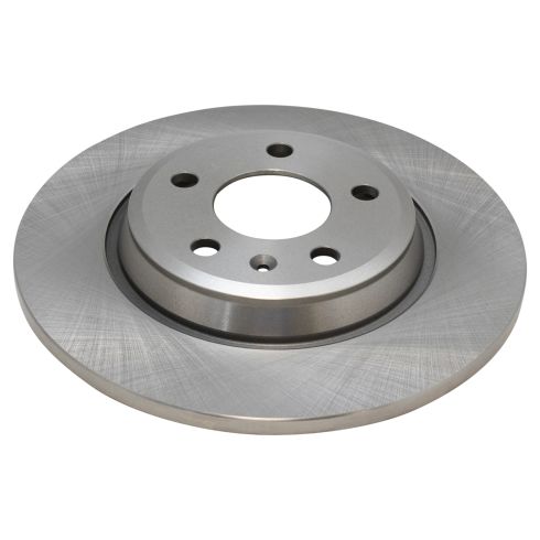 Audi Rear Driver & Passenger Side 2 Piece Brake Rotor Set TRQ BRA78236