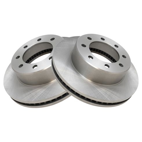 Dodge Ram Front Driver & Passenger Side 2 Piece Brake Rotor Set TRQ BRA78273