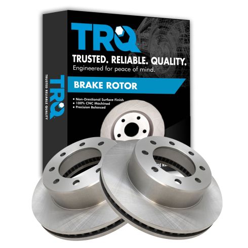 Dodge Ram Front Driver & Passenger Side 2 Piece Brake Rotor Set TRQ BRA78273