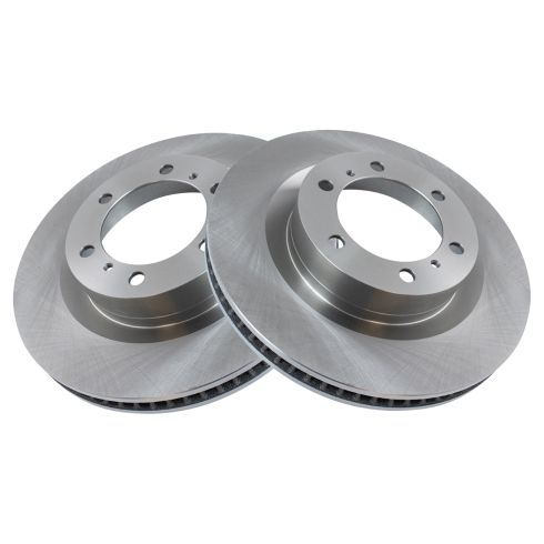 Toyota 4Runner Lexus GX460 Front Driver & Passenger Side 2 Piece Brake Rotor Set TRQ BRA78286