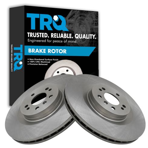 Mercedes Benz Front Driver & Passenger Side 2 Piece Brake Rotor Set TRQ BRA78298