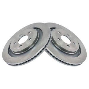 Ford Mustang Rear Driver & Passenger Side 2 Piece Brake Rotor Set TRQ BRA78347