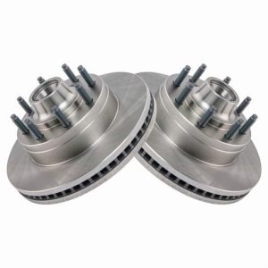 Ford Front Driver & Passenger Side 2 Piece Brake Rotor Set TRQ BRA14144