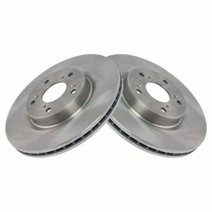 2012-16 Honda CR-V Front Wheel Drive Front Driver & Passenger Side 2 Piece Brake Rotor Set TRQ BRA14151