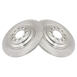 2014-23 Jeep Cherokee Rear Driver & Passenger Side with 320mm Diameter Rotors 2 Piece Brake Rotor Set TRQ BRA14156
