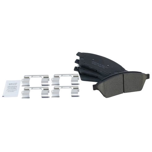 2010-16 Cadillac SRX Front Ceramic Brake Pad & Rotor Kit TRQ BKA14211
