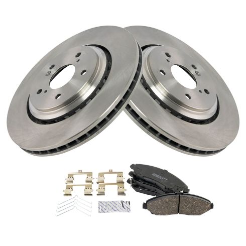 2014-16 Acura MDX Front Ceramic Brake Pad & Rotor Kit TRQ BKA14340