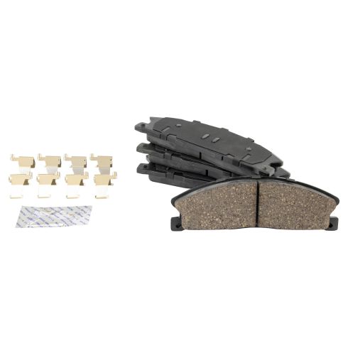 Ford Lincoln Front Ceramic Brake Pad & Rotor Kit TRQ BKA14225