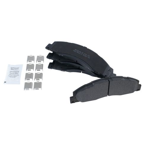 Ford E150 E250 E350 Super Duty Front & Rear Semi-Metallic Brake Pad & Rotor Kit TRQ BKA14259