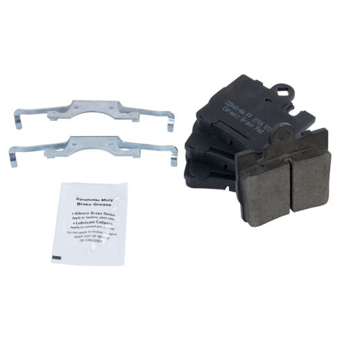 Mercedes Benz CL500 S430 S500 Front & Rear Ceramic Brake Pad & Rotor Kit with Pad Wear Sensor TRQ BKA19942