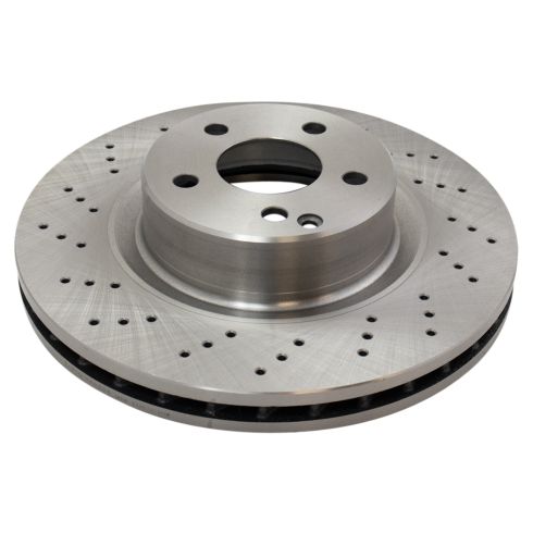 Mercedes Benz CL500 S430 S500 Front Semi-Metallic Brake Pad & Rotor Kit TRQ BKA14105