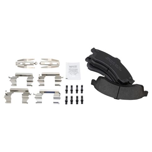 Chevrolet GMC Buick Isuzu Saab Front & Rear Semi-Metallic Brake Pad & Rotor Kit TRQ BKA14360