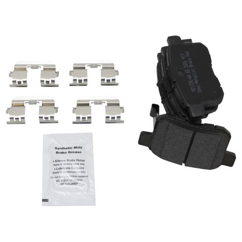 Honda Accord Front & Rear Semi-Metallic Brake Pads TRQ BFA14331