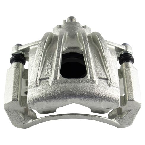 2002-07 Jeep Liberty Front Semi-Metallic Brake Pad & Rotor Kit with Calipers TRQ BKA14426 - Image 2