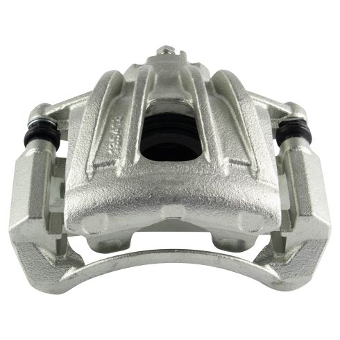 2002-07 Jeep Liberty Front Semi-Metallic Brake Pad & Rotor Kit with Calipers TRQ BKA14426 - Image 3
