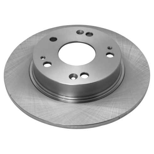 Honda Civic Acura ILX Rear Semi-Metallic Brake Pad & Rotor Kit with Calipers TRQ BKA14440