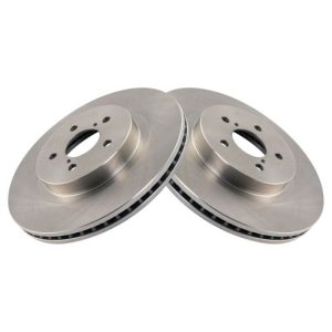 Subaru Crosstrek Impreza Front Driver & Passenger Side 2 Piece Brake Rotor Set TRQ BRA14536