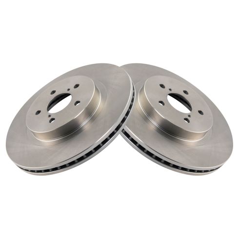 Subaru Crosstrek Impreza Front Driver & Passenger Side 2 Piece Brake Rotor Set TRQ BRA14536