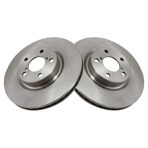2017-23 Subaru Impreza Front Driver & Passenger Side with 277mm Diameter Front Rotors 2 Piece Brake Rotor Set TRQ BRA14537