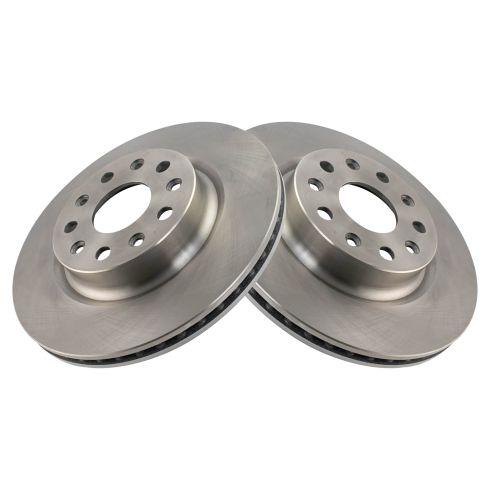 2018-24 Jeep Wrangler with Brake Code BRY Front Driver & Passenger Side 2 Piece Brake Rotor Set TRQ BRA75363