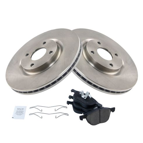 2018-22 Ford EcoSport Front Ceramic Brake Pad & Rotor Kit TRQ BKA14309