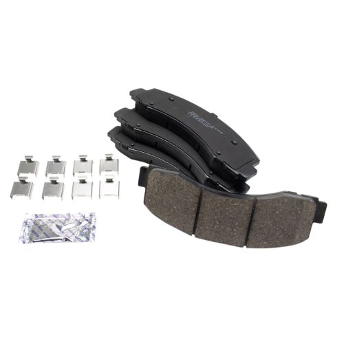 Ford Lincoln Front & Rear Ceramic Brake Pad & Rotor Kit TRQ BKA14504