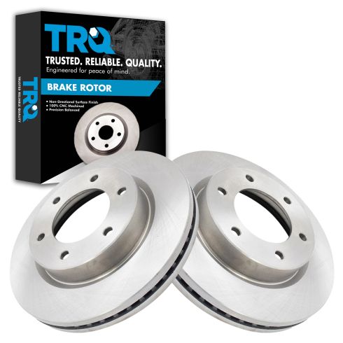 Ford Bronco Ranger Front Driver & Passenger Side 2 Piece Brake Rotor Set - Image 6