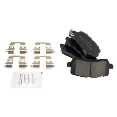 2018-21 Honda Odyssey Rear Ceramic Brake Pad & Rotor Kit TRQ BKA14545