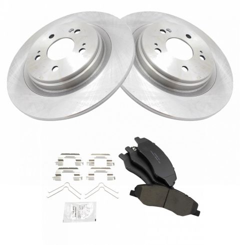 2018-21 Honda Odyssey Rear Ceramic Brake Pad & Rotor Kit TRQ BKA14545