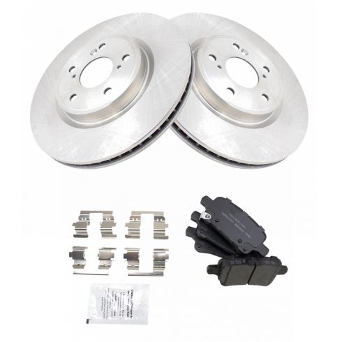 Honda CR-V HR-V Front Ceramic Brake Pad & Rotor Kit TRQ BKA14580