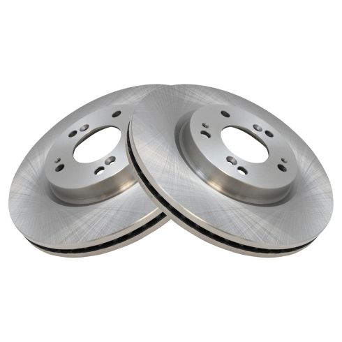 2017 Jeep Compass Patriot Front Ceramic Brake Pad & Rotor Kit TRQ BKA14596
