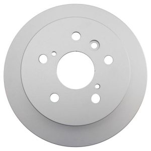 Toyota Lexus Rear Driver & Passenger Side 2 Piece Premium G-Coated Brake Rotor Set TRQ BRA79276