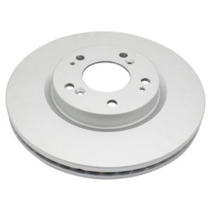 Jeep Dodge Chrysler Mitsubishi Front Driver & Passenger Side 2 Piece Premium G-Coated Brake Rotor Set TRQ BRA79538