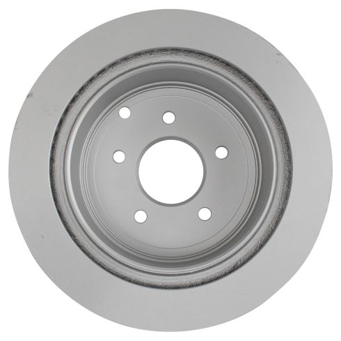 Nissan Infiniti Rear Driver & Passenger Side 2 Piece Premium G-Coated Brake Rotor Set TRQ BRA79554