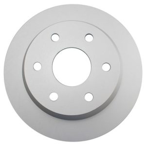 Chevrolet GMC Cadillac Rear Driver & Passenger Side 2 Piece Premium G-Coated Brake Rotor Set TRQ BRA79623
