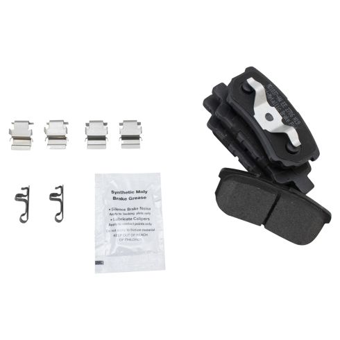 Jeep Dodge Chrysler Front & Rear Semi-Metallic Premium G-Coated Brake Pad & Rotor Kit TRQ BKA14652