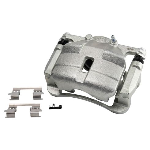 Nissan Rogue Rogue Select Front Ceramic Premium G-Coated Brake Pad & Rotor Kit with Calipers TRQ BKA14677